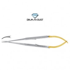 Diam-n-Dust™ Castroviejo Micro Needle Holder Curved - Extra Delicate - With Lock Stainless Steel